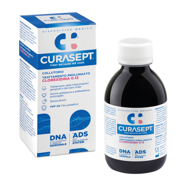 CURASEPT COLLUTORIO 0,12 ADS + DNA 200 ML - Farmacia Puddu Baire S.r.l.