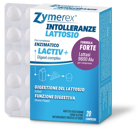 ZYMEREX INTOLLERANZE LATTOSIO 20 COMPRESSE RIVESTITE - Farmacia Puddu Baire S.r.l.