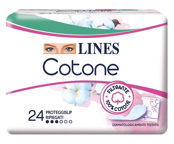 LINES COTONE BIO SALVASLIP RIPIEGATI 24 PEZZI - Farmacia Puddu Baire S.r.l.