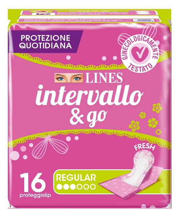 PROTEGGISLIP LINES INTERVALLO FRESH&GO RIPIEGATI 16 PEZZI - Farmacia Puddu Baire S.r.l.