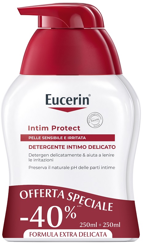 EUCERIN BIPACCO PH5 DETERGENTE INTIMO 250 ML + 250 ML - Farmacia Puddu Baire S.r.l.