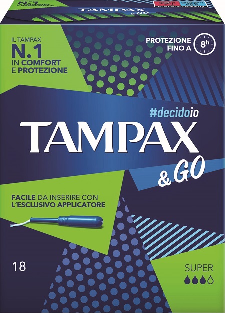 TAMPAX &GO SUPER 18 PEZZI - Farmacia Puddu Baire S.r.l.