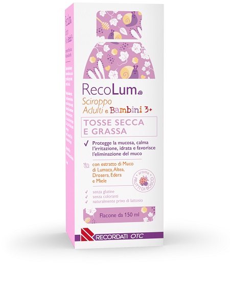 RECOLUM SCIROPPO TOSSE ADULTI-BAMBINI 150 ML - Farmacia Puddu Baire S.r.l.