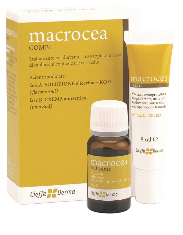 MACROCEA COMBI SOLUZIONE 5 ML + CREMA 8 ML - Farmacia Puddu Baire S.r.l.